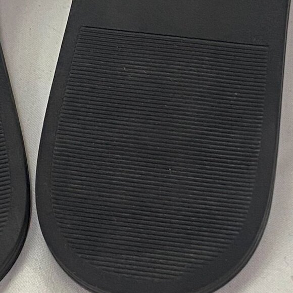 Journee Collection Pearl Embellished Slide Sandals Black Size 12 - Picture 9 of 16